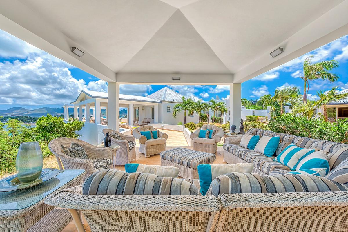Pool Villa St Martin - Seatings outdoor